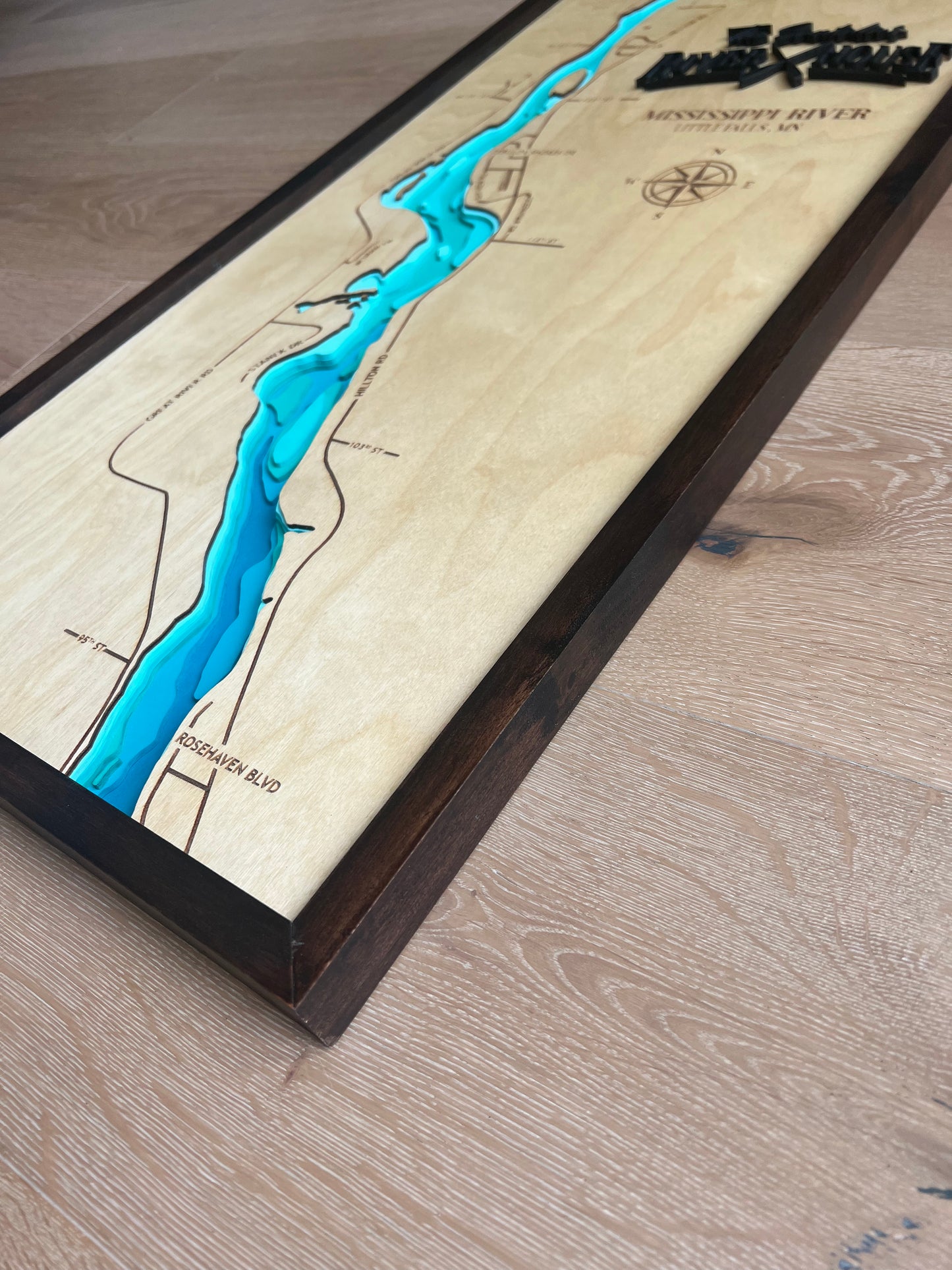 Custom 3D Lake/River Map