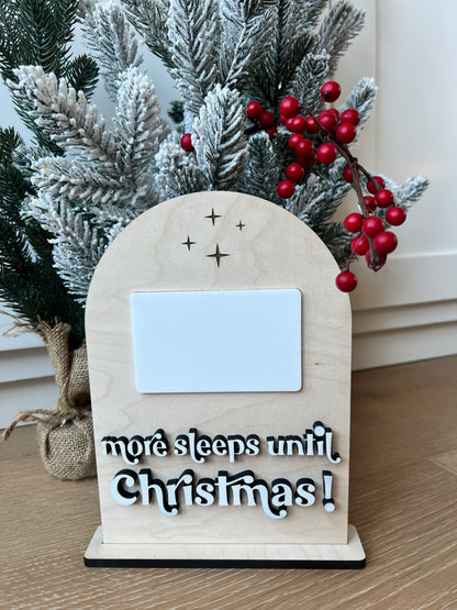 Countdown to Christmas Erasable board