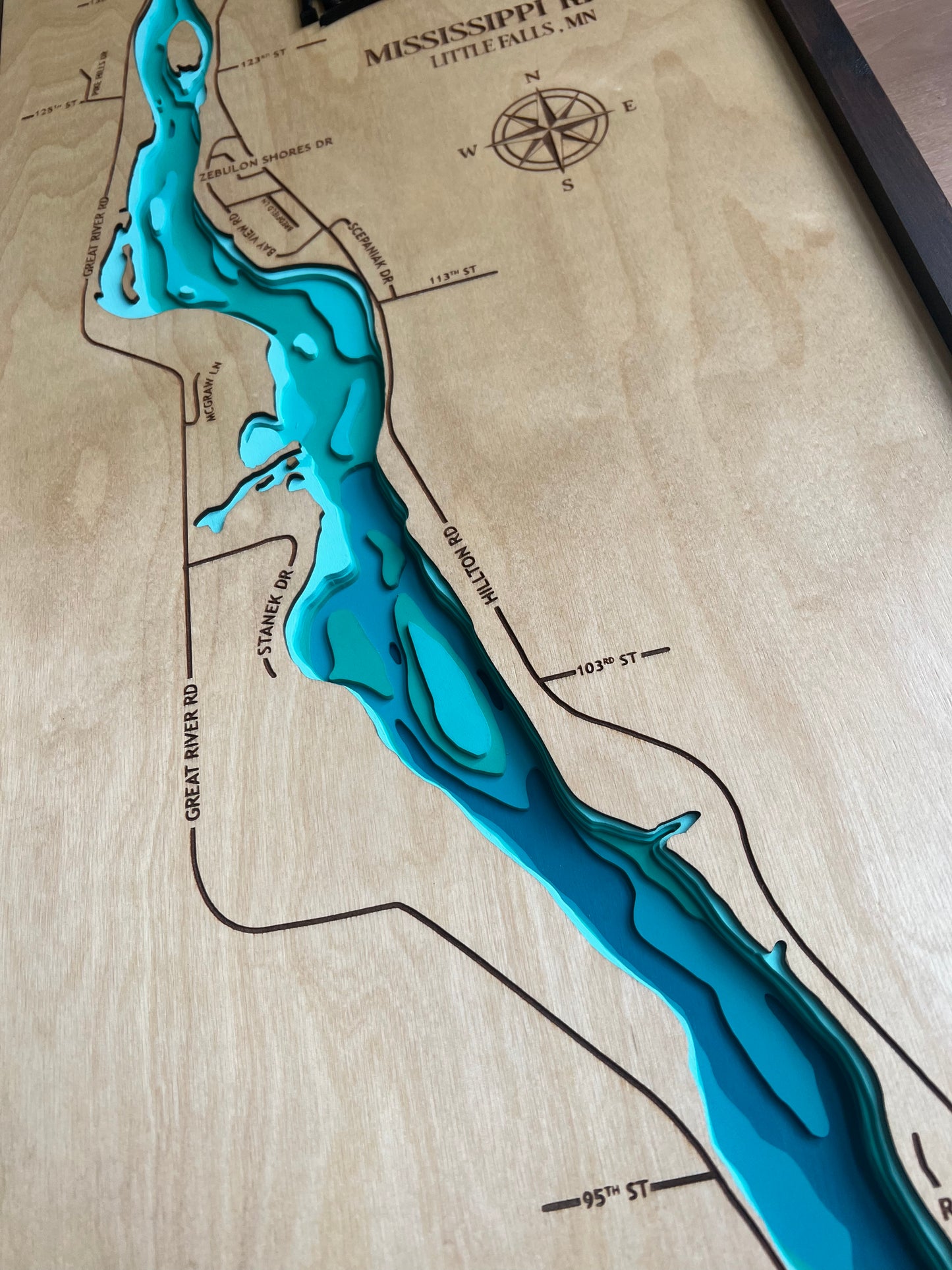 Custom 3D Lake/River Map