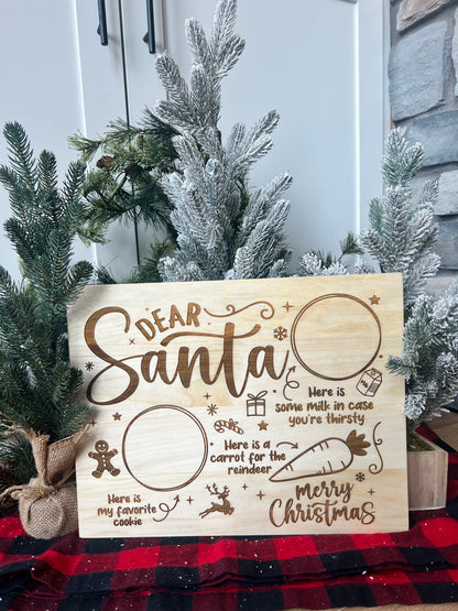 Dear Santa Cookie Tray