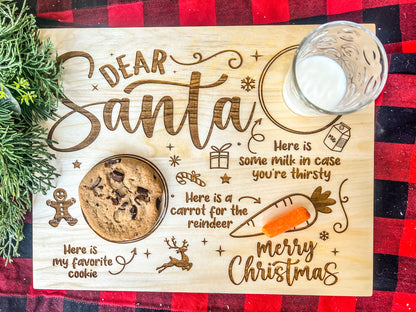 Dear Santa Cookie Tray