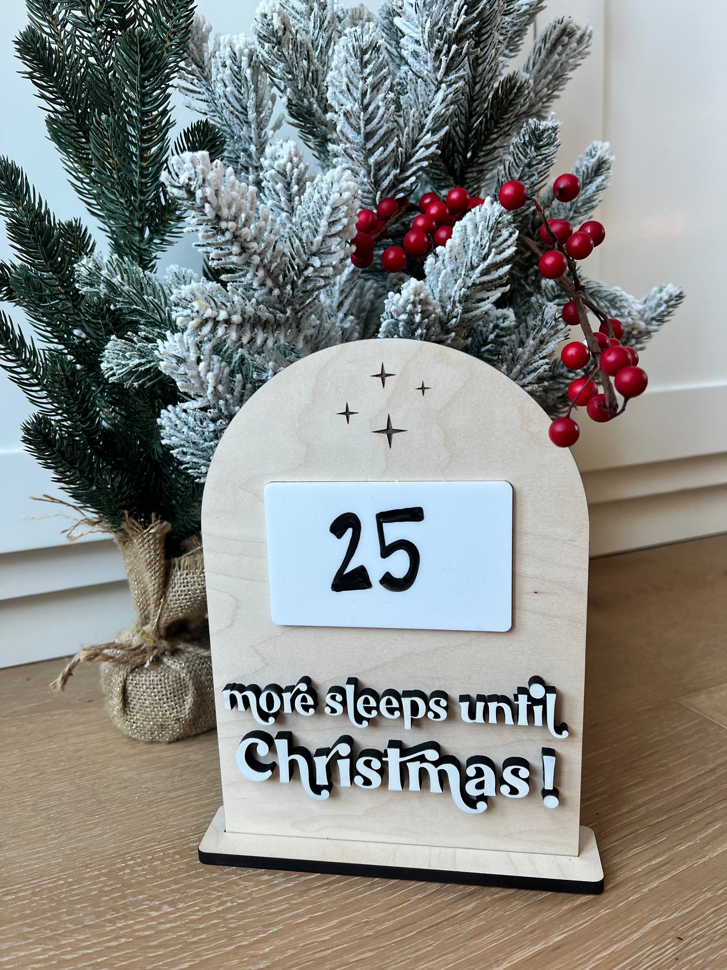 Countdown to Christmas Erasable board