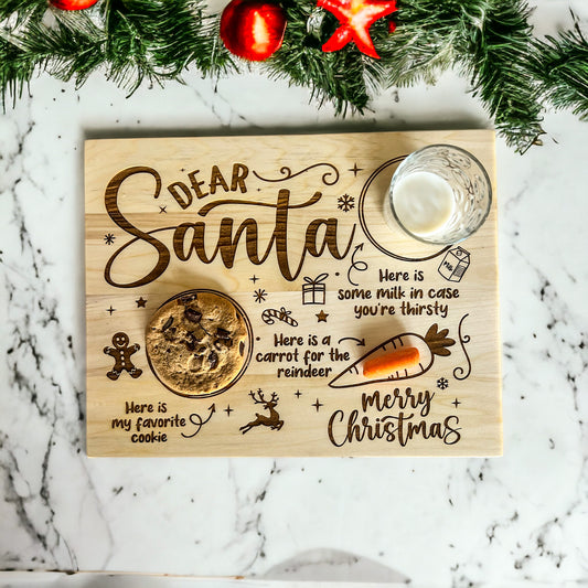 Dear Santa Cookie Tray