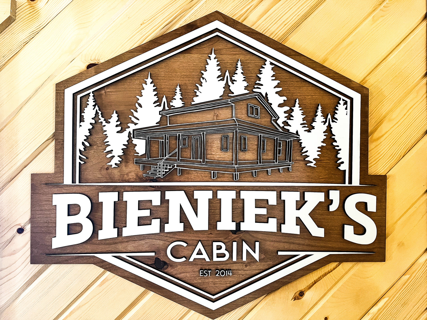 Custom Cabin/Home Outline Sign