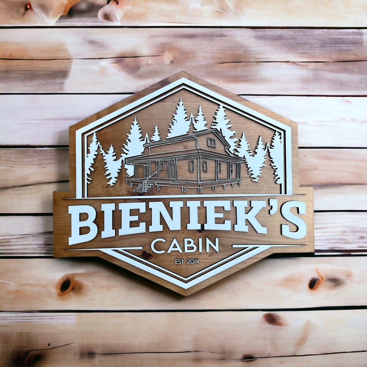 Custom Cabin/Home Outline Sign – Timberlane Design Co