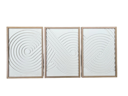 Circle Geometric Wall Art Set of 3