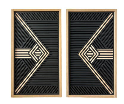 Modern Geometric Arrow Set of 2