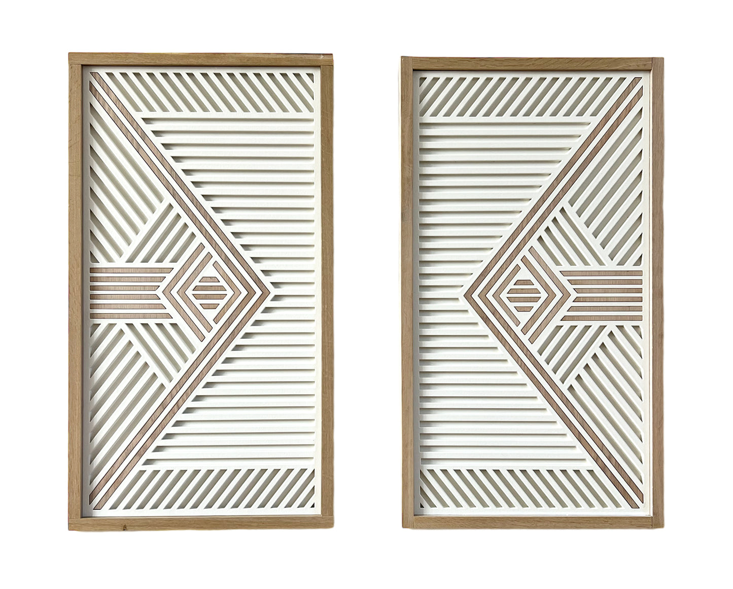 Modern Geometric Arrow Set of 2