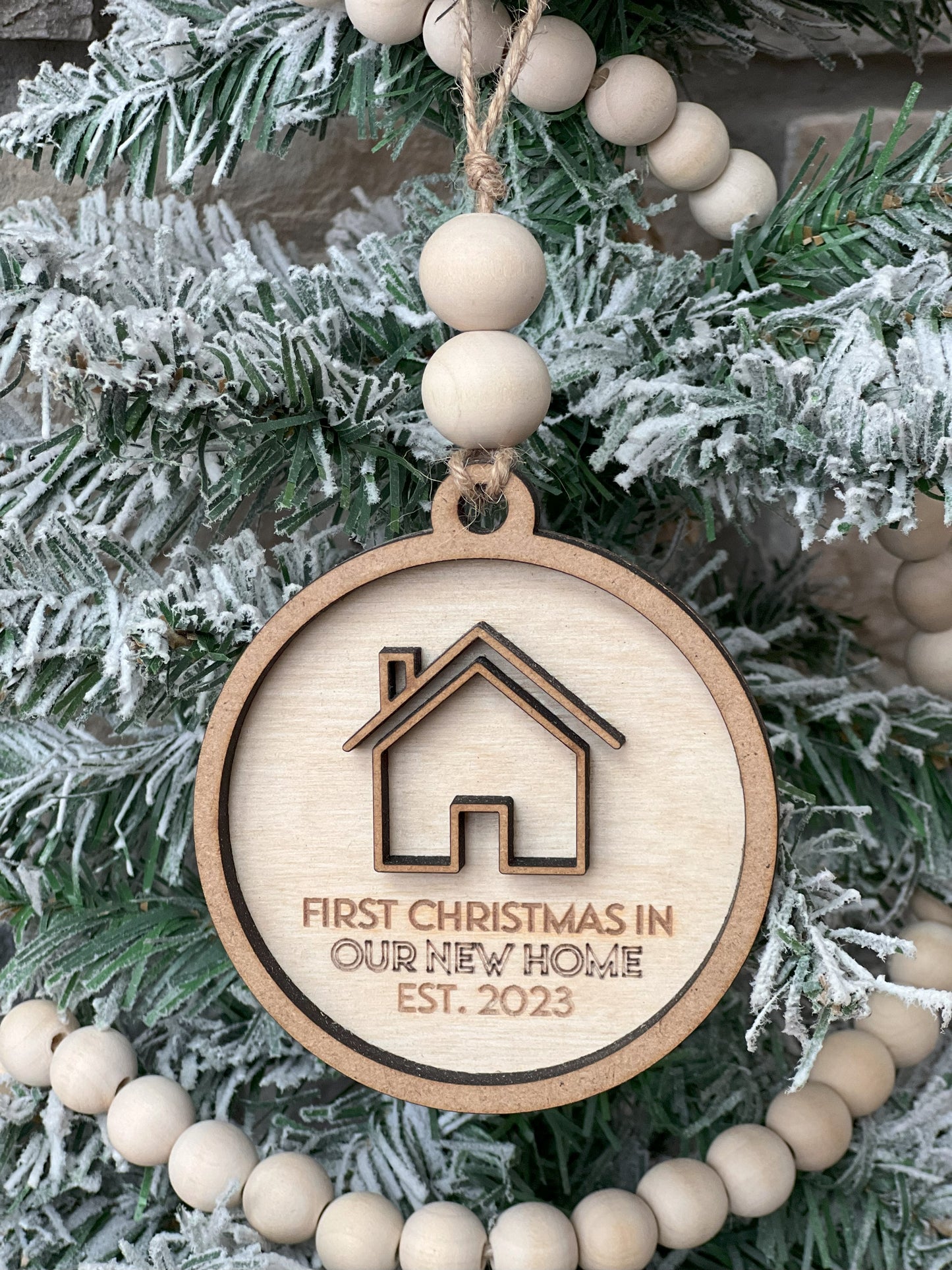 Simple Milestone Christmas Ornaments