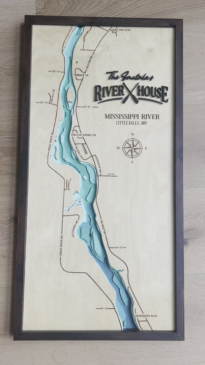 Custom 3D Lake/River Map